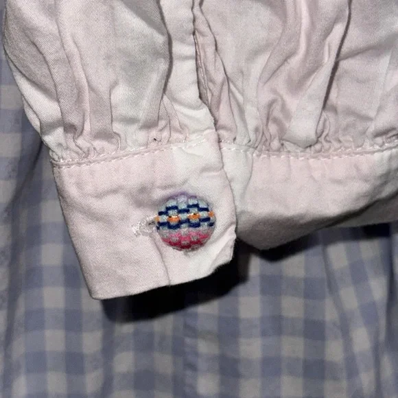 Pitusa 100% Cotton Smocked Patterned Baby Doll Dress SZ Small - Picture 5 of 8